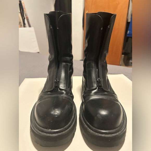 RARE Vetements Combat Boots Size 13 steel toe heavy duty - Picture 2 of 10